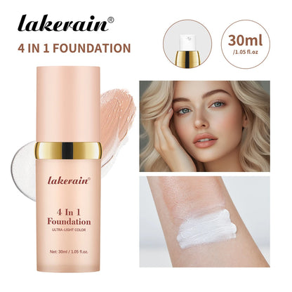 4-in-1 Waterproof Foundation – SPF 30 Long Wear Full Coverage