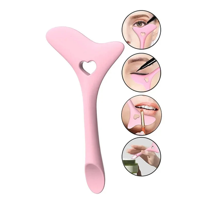 Reusable Eyeliner Stencil – Silicone Wing Makeup Tool