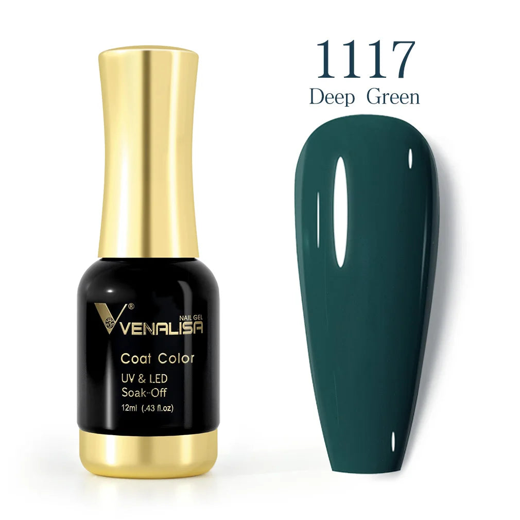 VENALISA Gel Nail Polish Set – 120 Colors UV/LED Soak Off 12ml