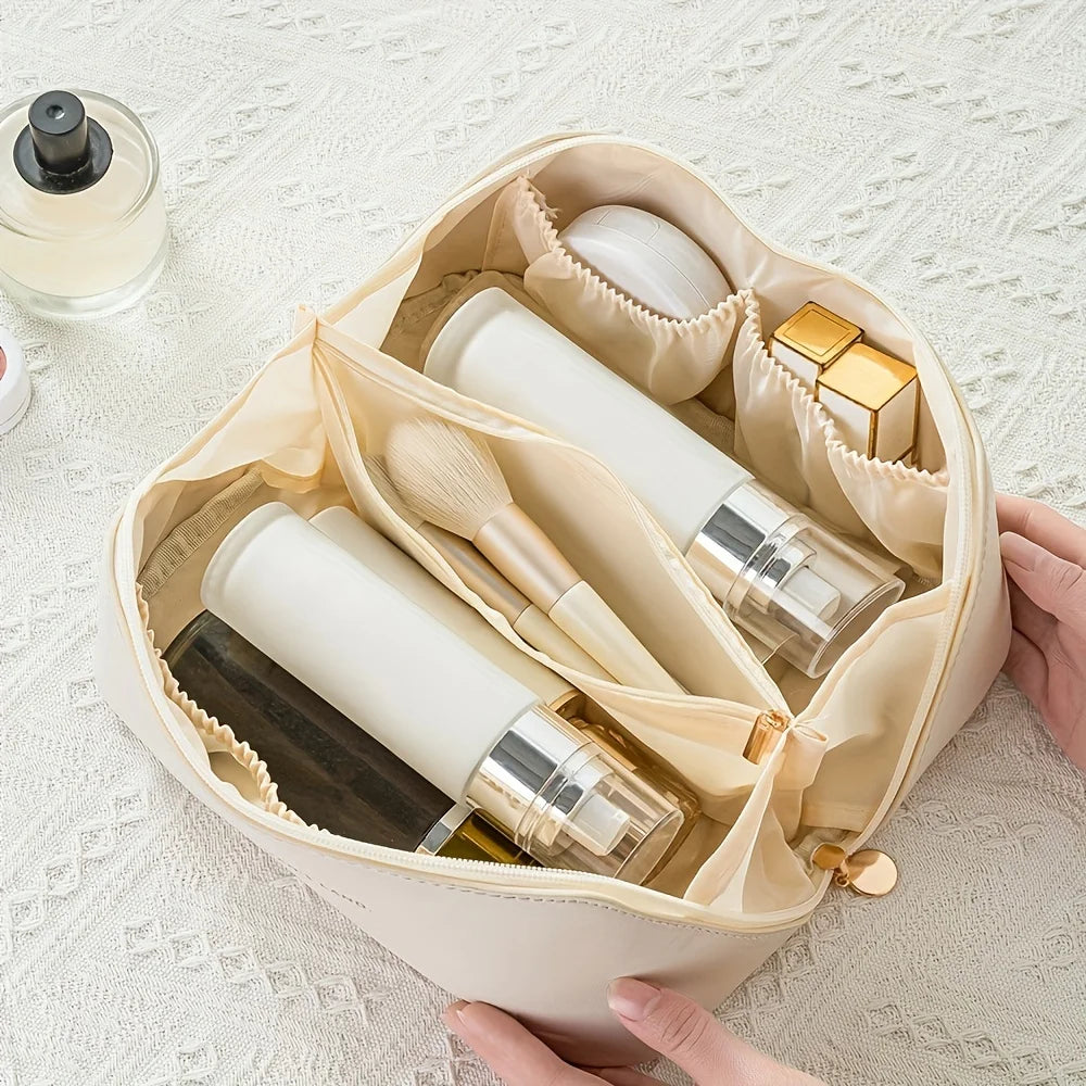 Women Makeup Organizer Bag – Travel Cosmetic Storage Pouch