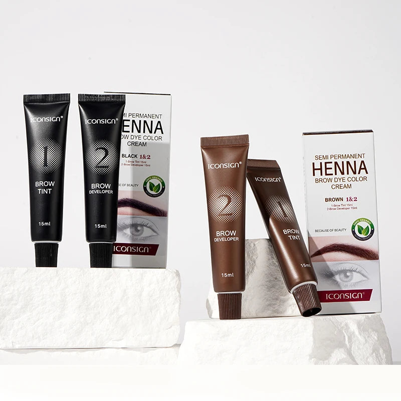 Fast-Acting Henna Brow Tint: Professional Tinting Cream