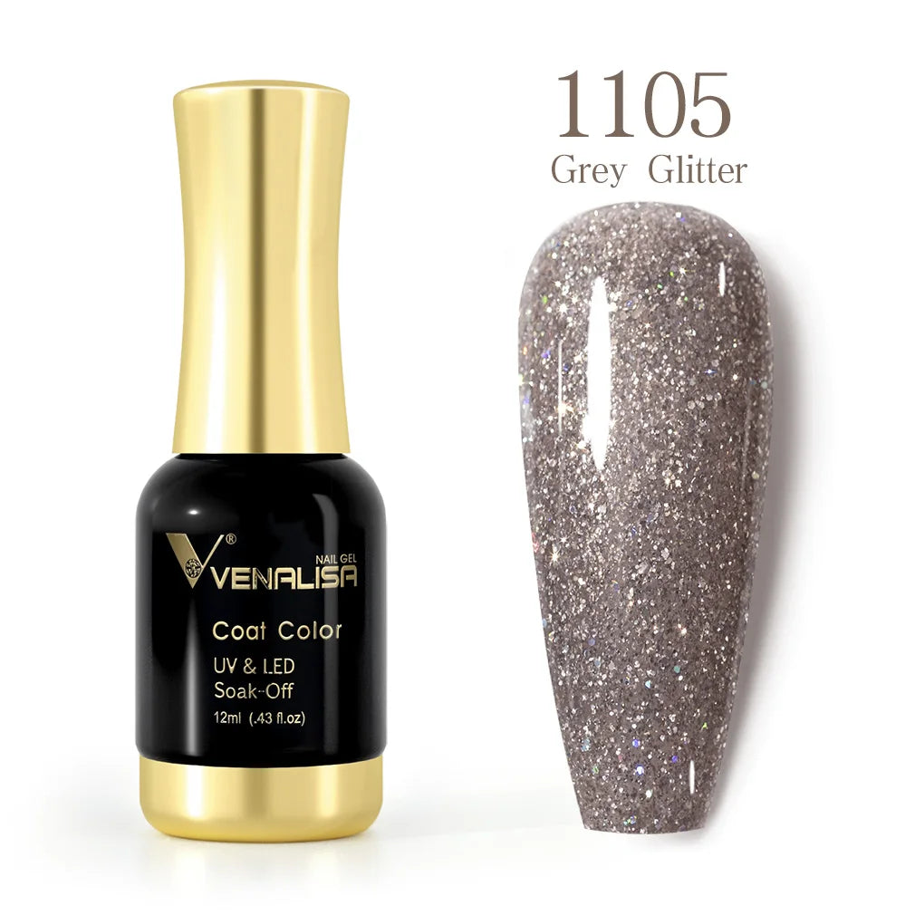 VENALISA Gel Nail Polish Set – 120 Colors UV/LED Soak Off 12ml