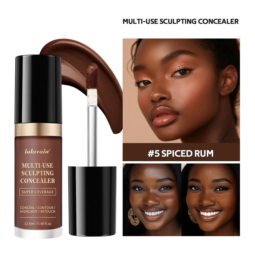 Matte Concealer Foundation – Full Coverage Multi-Use Cream