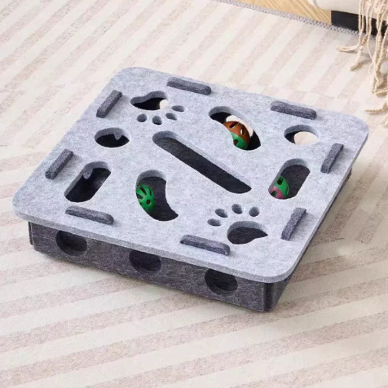 BrainyBox: Interactive Felt Maze for Cats