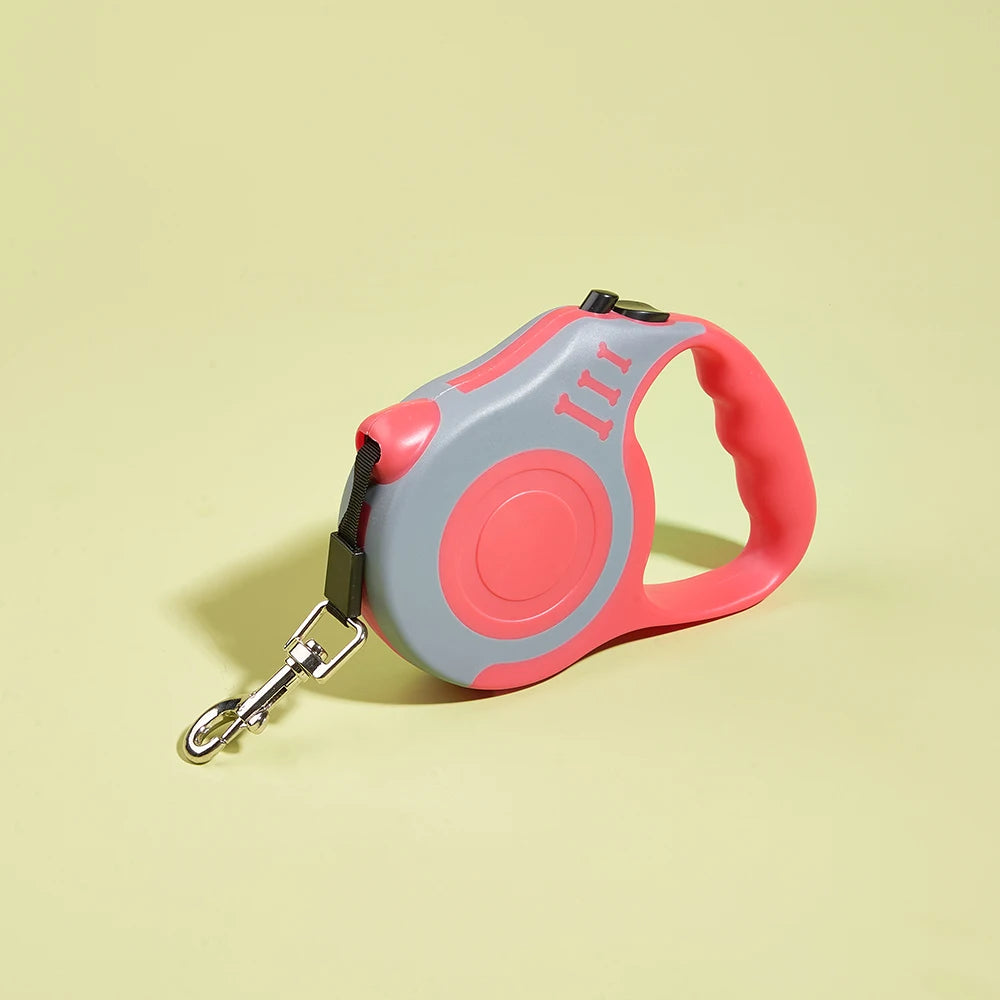 FlexiSafe: Heavy-Duty Retractable Dog Leash (3m / 5m)