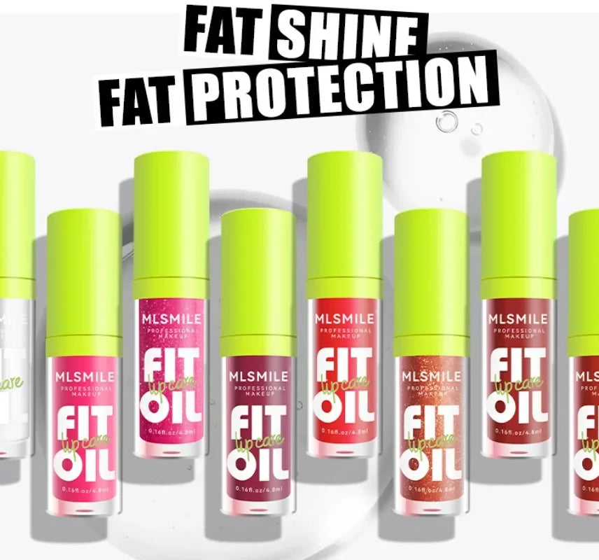 MLSMIL 8-Color Lip Oil Collection – Hydrating, Plumping & High-Shine Finish