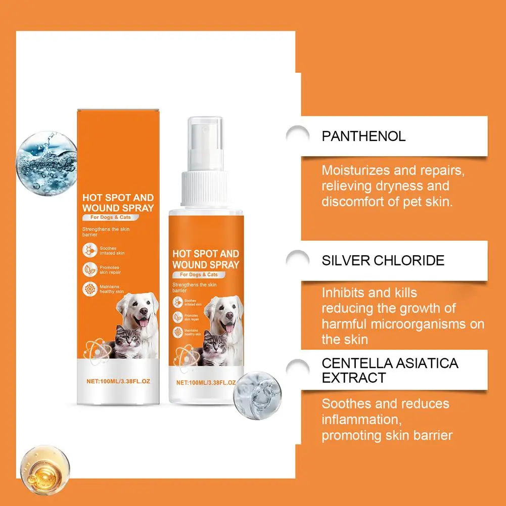 DermaRelief: Soothing Skin Repair Spray for Pets