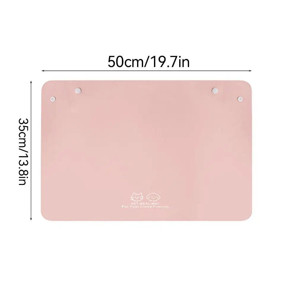 CleanFloor: Non-Slip Waterproof Pet Feeding Mat