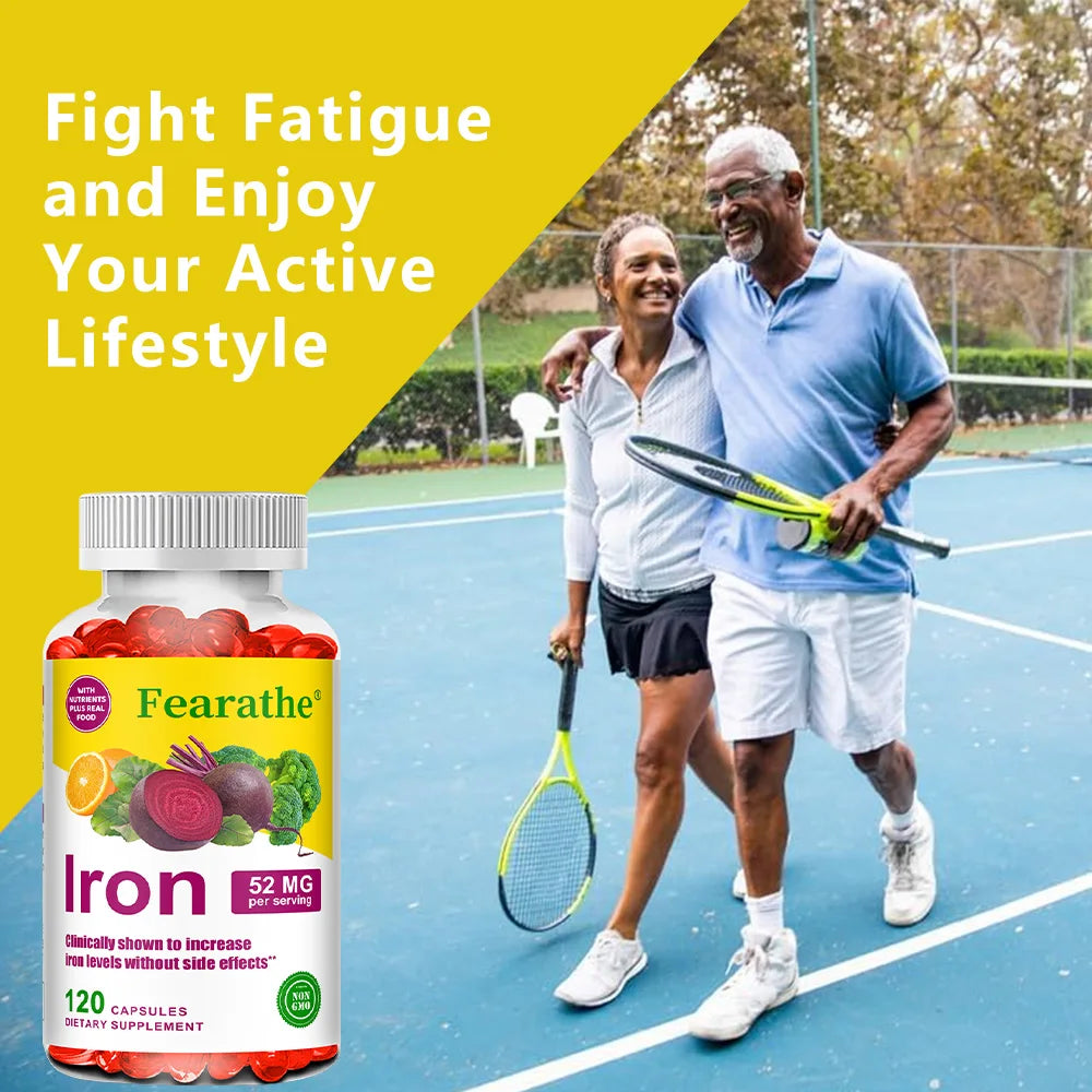 Iron & Vitamin C Supplement – Energy & Immune Support