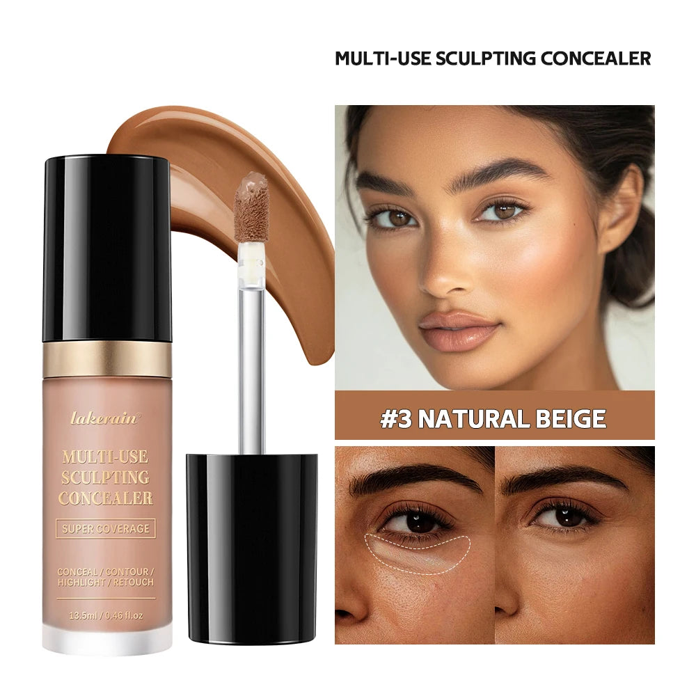 Matte Concealer Foundation – Full Coverage Multi-Use Cream