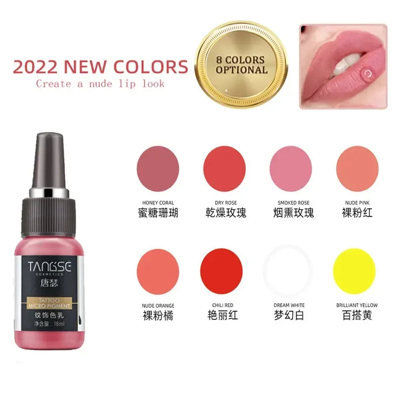 Professional PMU Pigment Collection: Lip, Brow & Eyeliner Ink