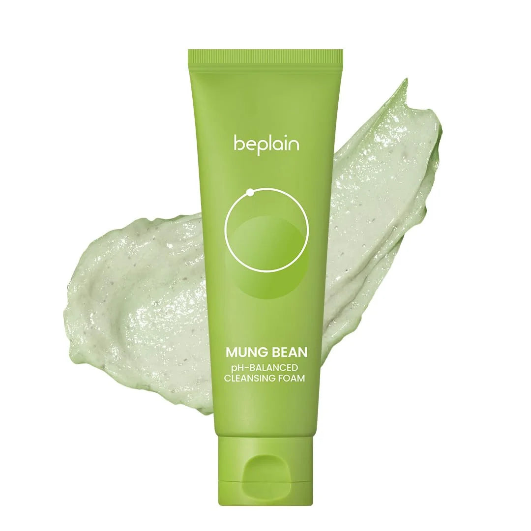 BEPLAIN Mung Bean Pore Serum, Cleansing Oil, Foam & Clay Mask Set