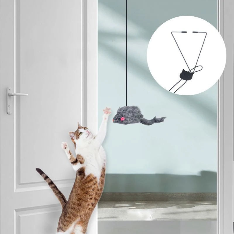 ActiveClaw: Auto-Play Door Hanger for Cats