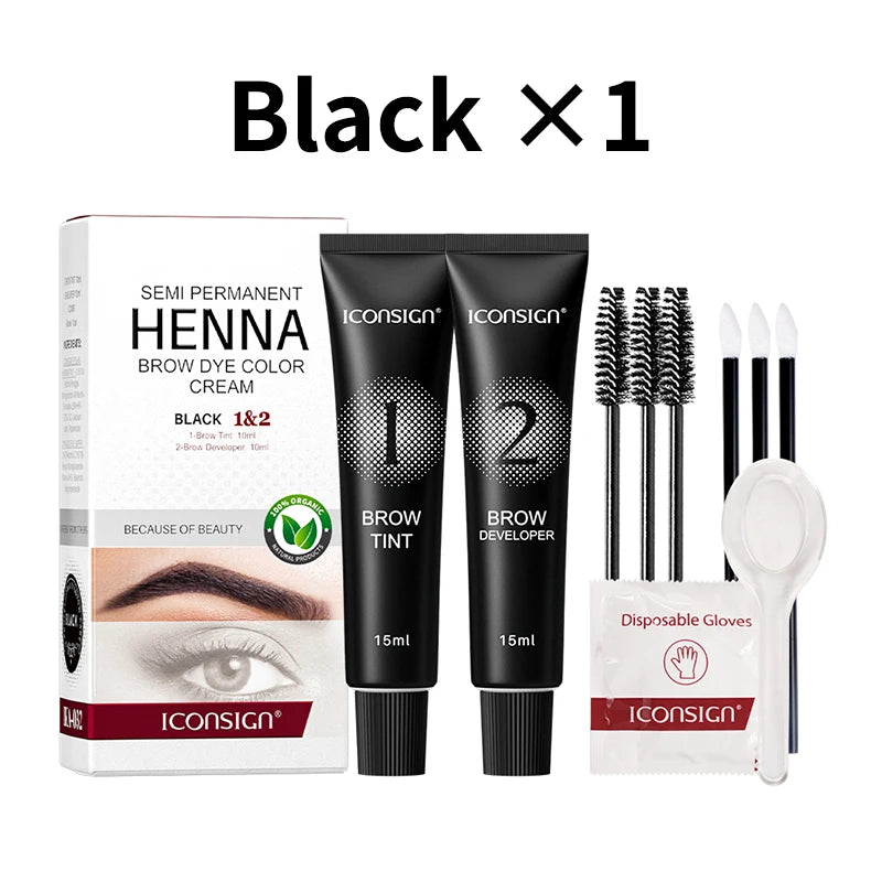 Fast-Acting Henna Brow Tint: Professional Tinting Cream
