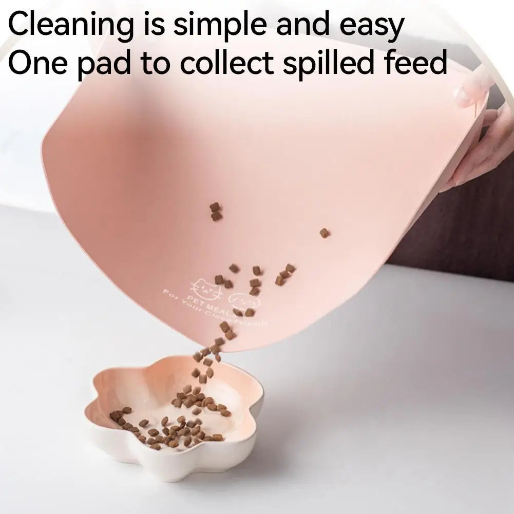 CleanFloor: Non-Slip Waterproof Pet Feeding Mat