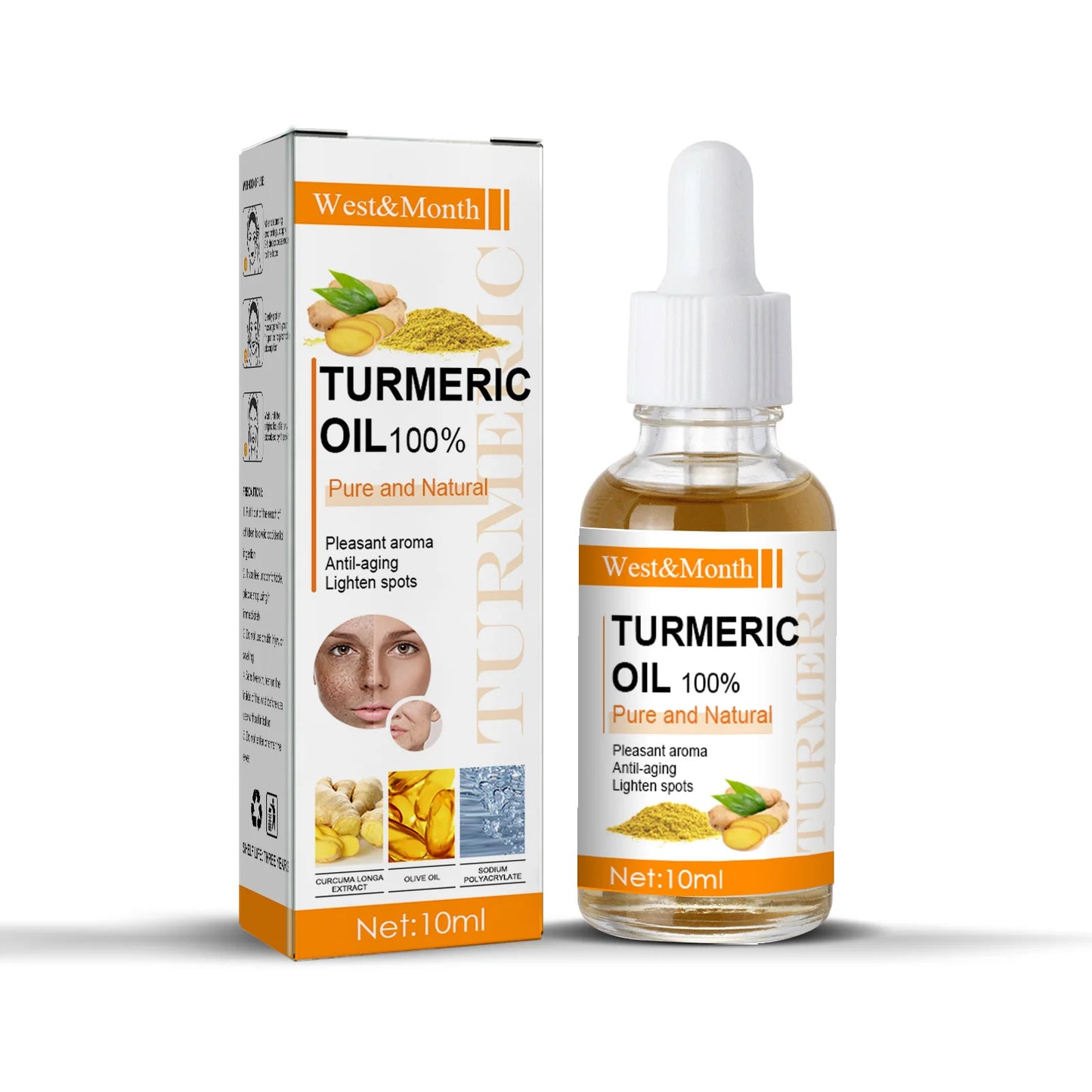 Turmeric Face Serum Oil – Brightening & Hydrating Skin Care