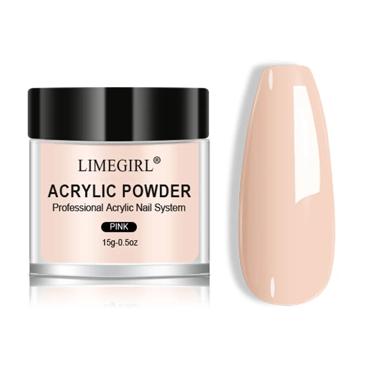 LIMEGIRL Acrylic Nail Powder Set – 5 Colors Professional Extension
