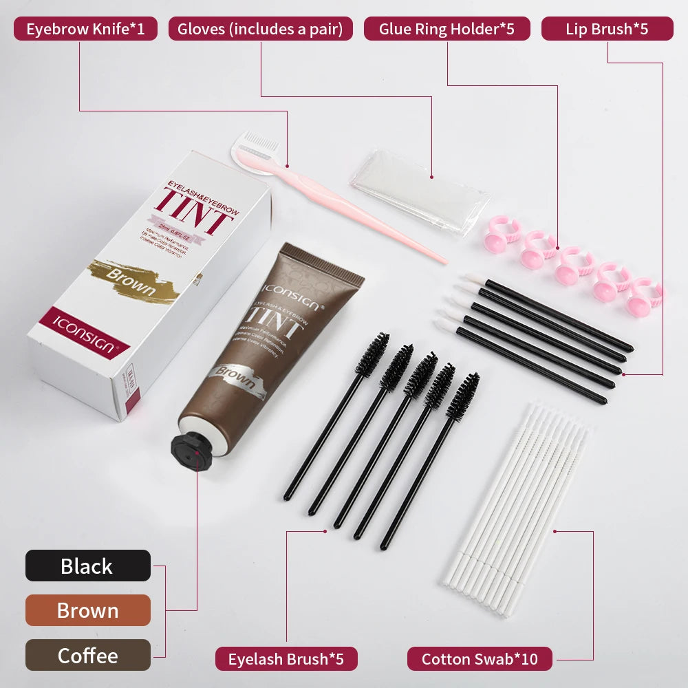 Waterproof Long-Lasting Tint & Perm Kit
