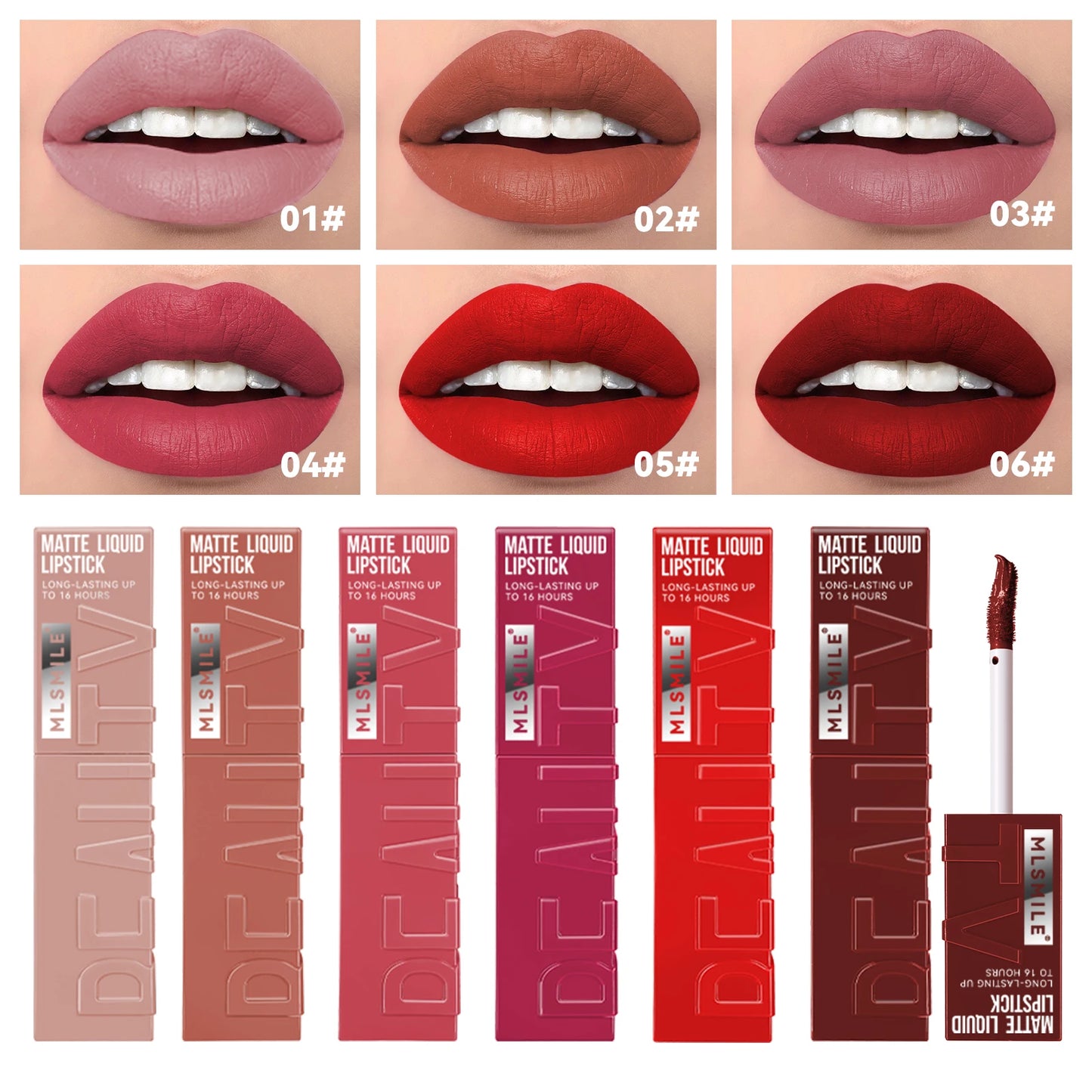 Professional Velvet Matte Liquid Lipstick – Waterproof & Non-Stick Formula