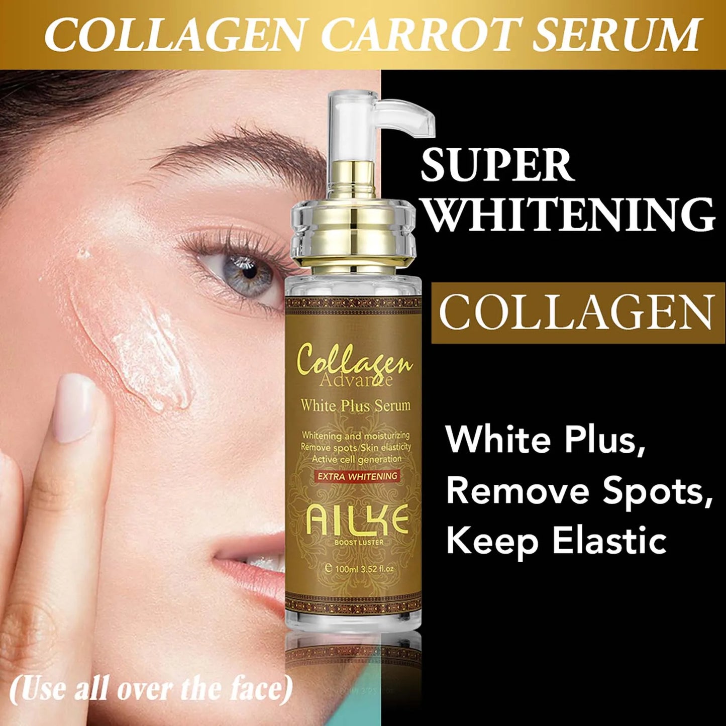 AILKE Skin Care Kit with Collagen – Hydrating & Brightening Formula