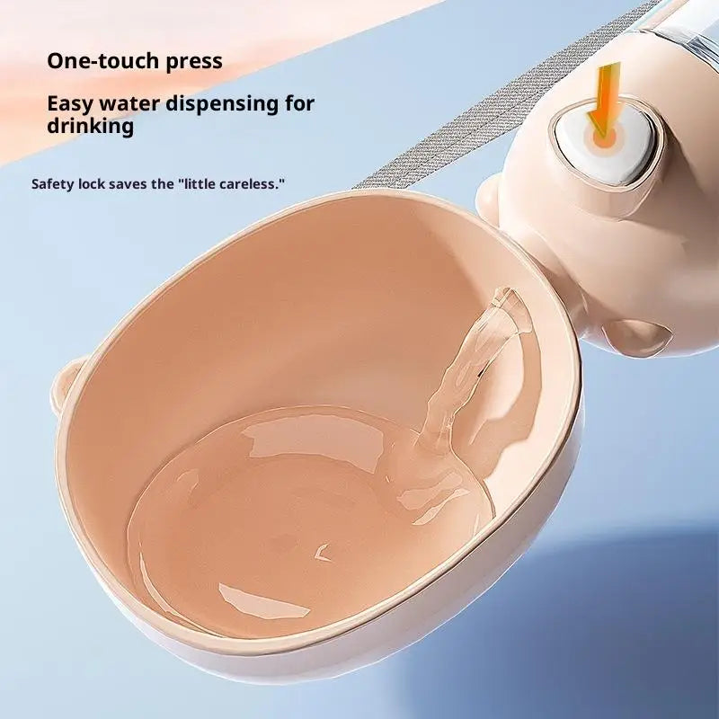 All-in-One Pet Companion Cup: Water, Food & Waste