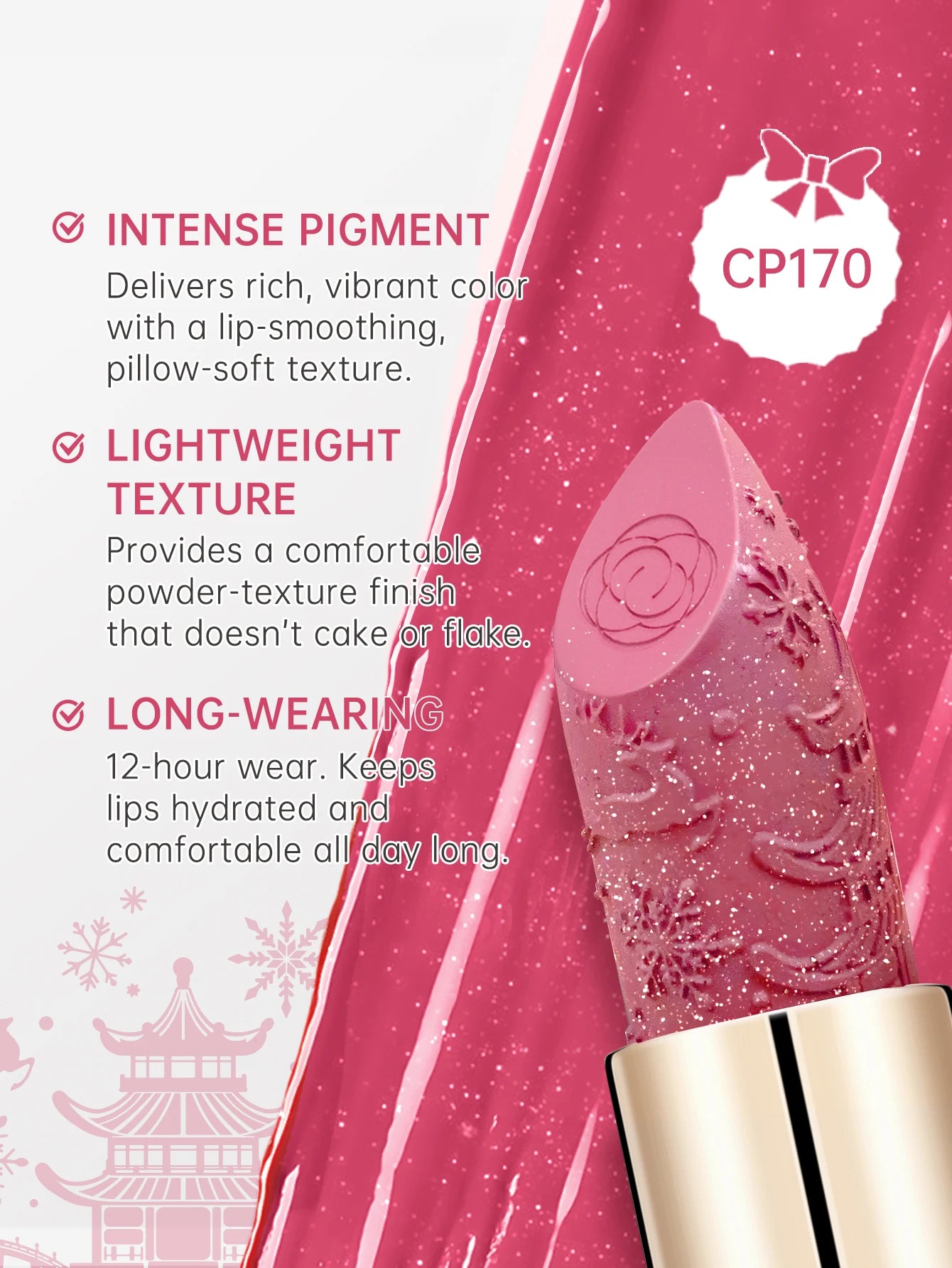 CATKIN Hydrating Matte Lipstick – Creamy, Long-Lasting Satin Finish