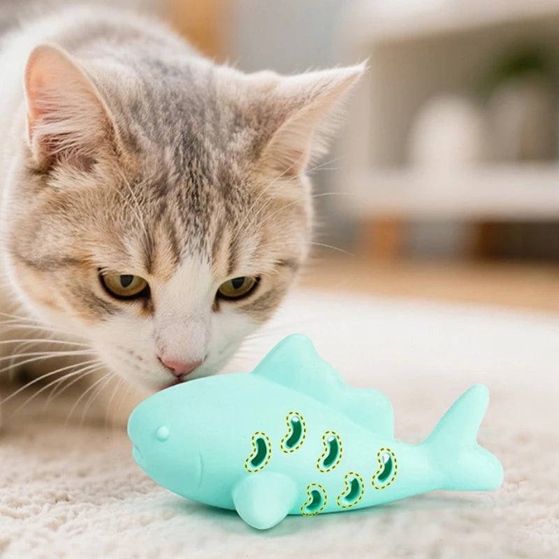 TreatFish: Interactive Food Dispensing Cat Toy