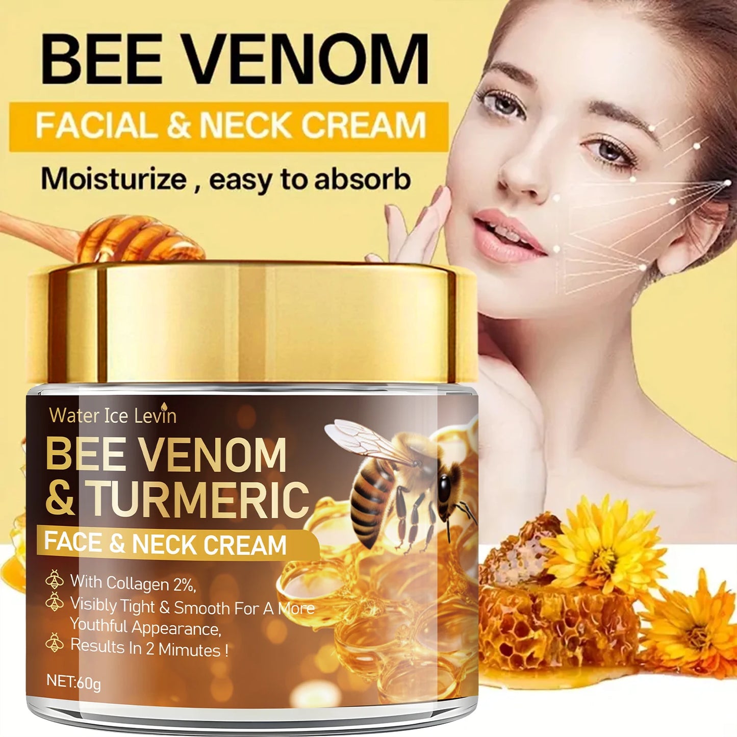 Bee Venom Facial Lifting Cream – Firming & Anti-Aging Moisturizer