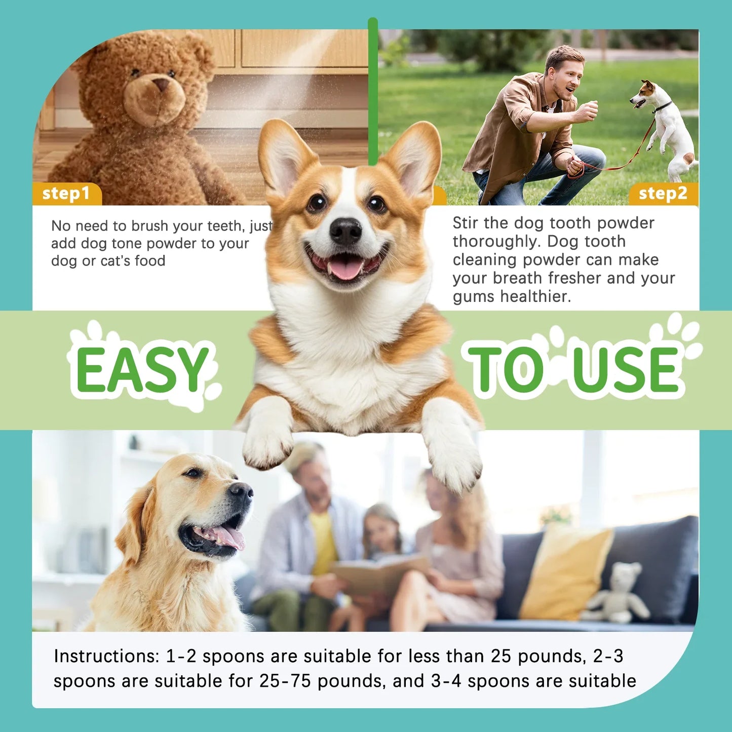 DentalEase: Oral Care Powder for Pets