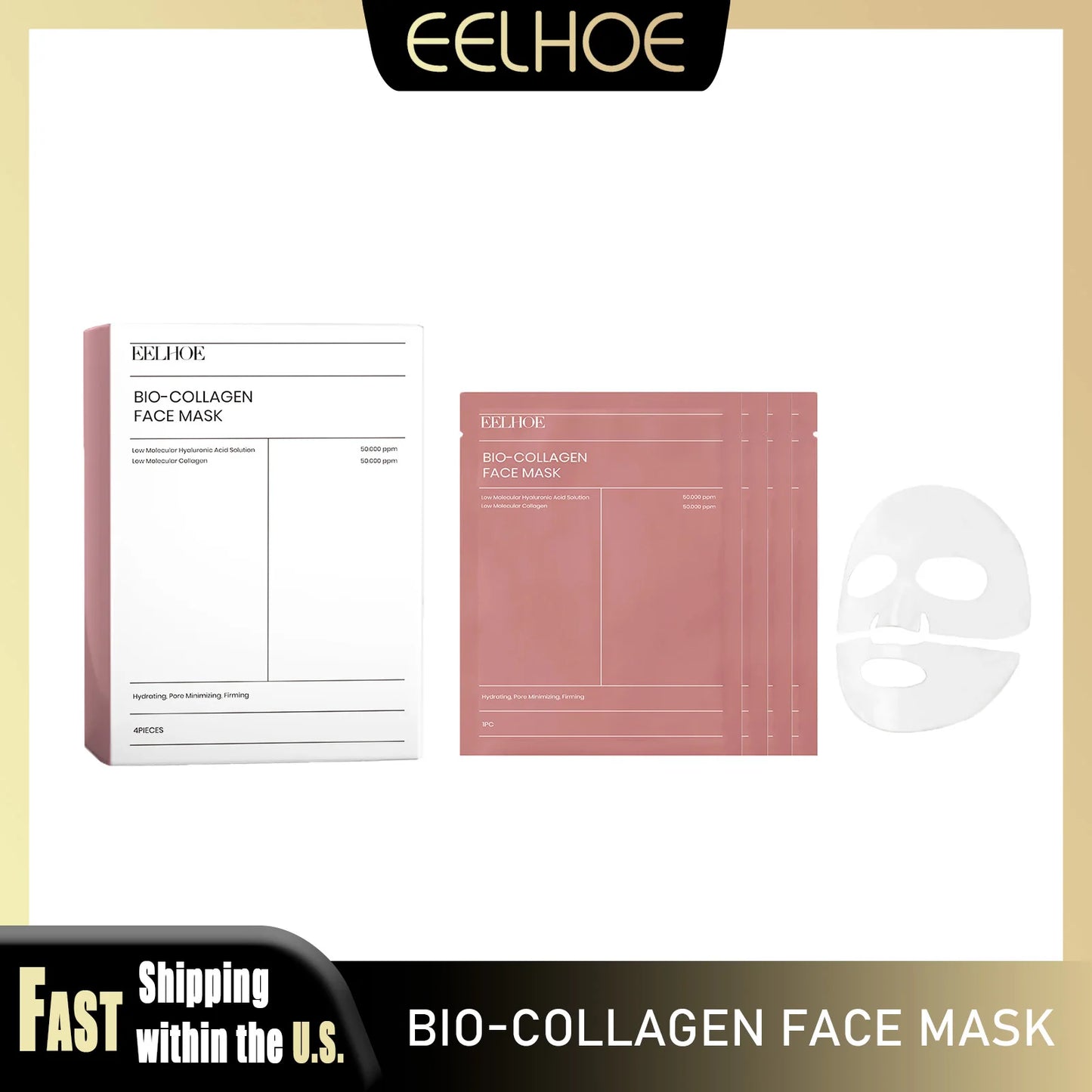 EELHOE Bio-Collagen Peel-Off Face Mask – Hydrating & Firming Care