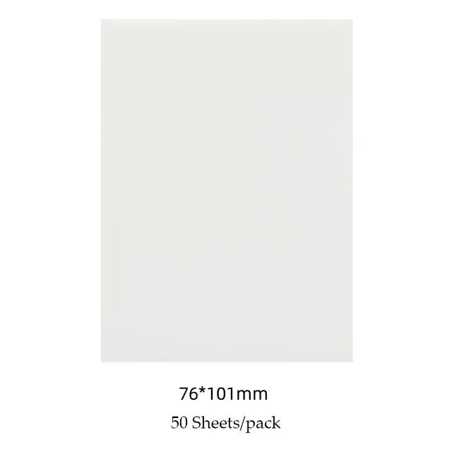 ClearNotes: 50-Sheet Transparent Waterproof Pads