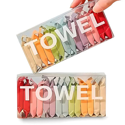 Travel-Essential: Compressed Cotton Disposable Face Towels (Soft & Hygienic)