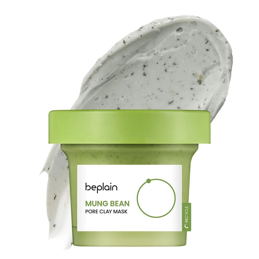 BEPLAIN Mung Bean Pore Serum, Cleansing Oil, Foam & Clay Mask Set