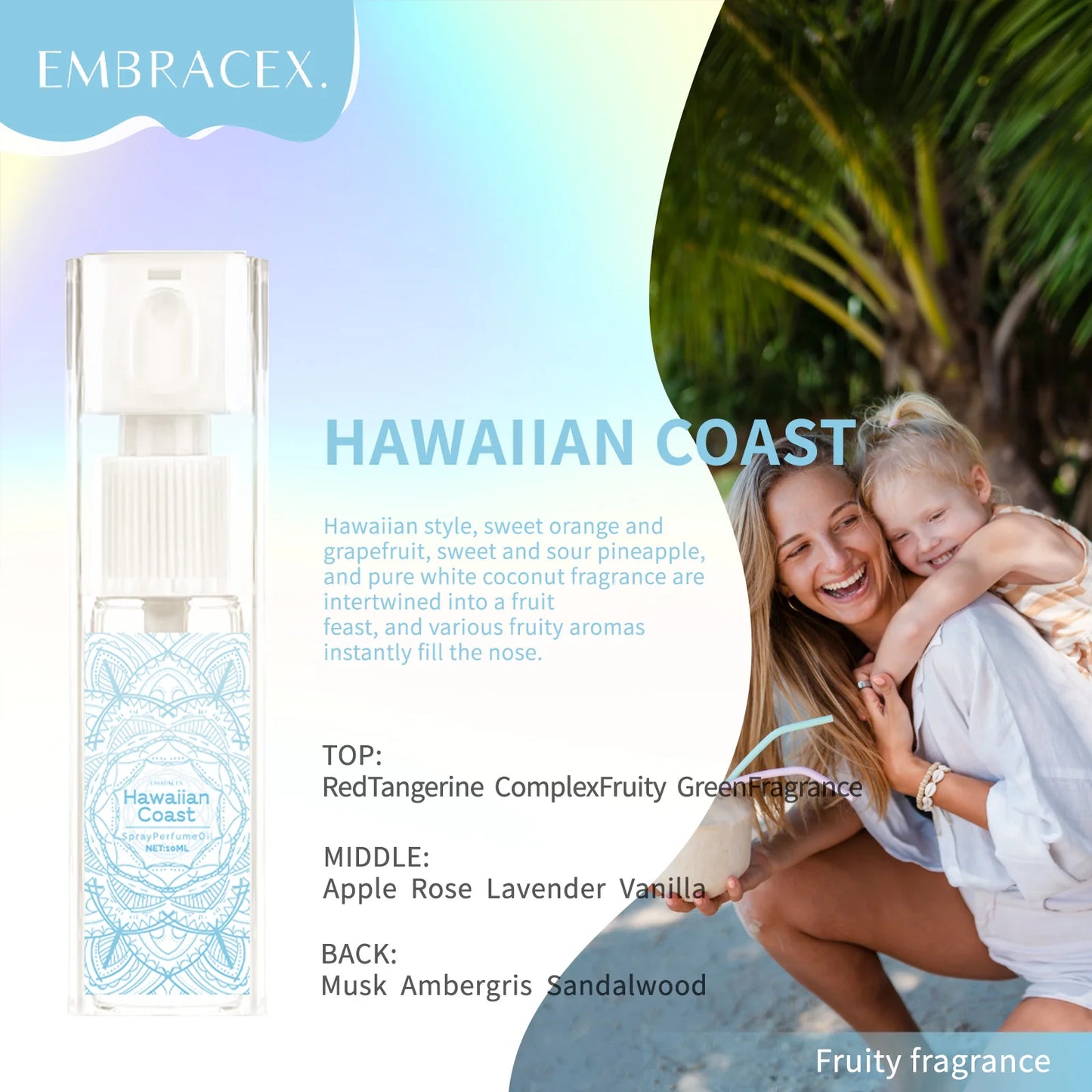 Women’s Perfume Spray Set – Essential Oil Fragrance (Floral Fruity Woody, Long-Lasting)