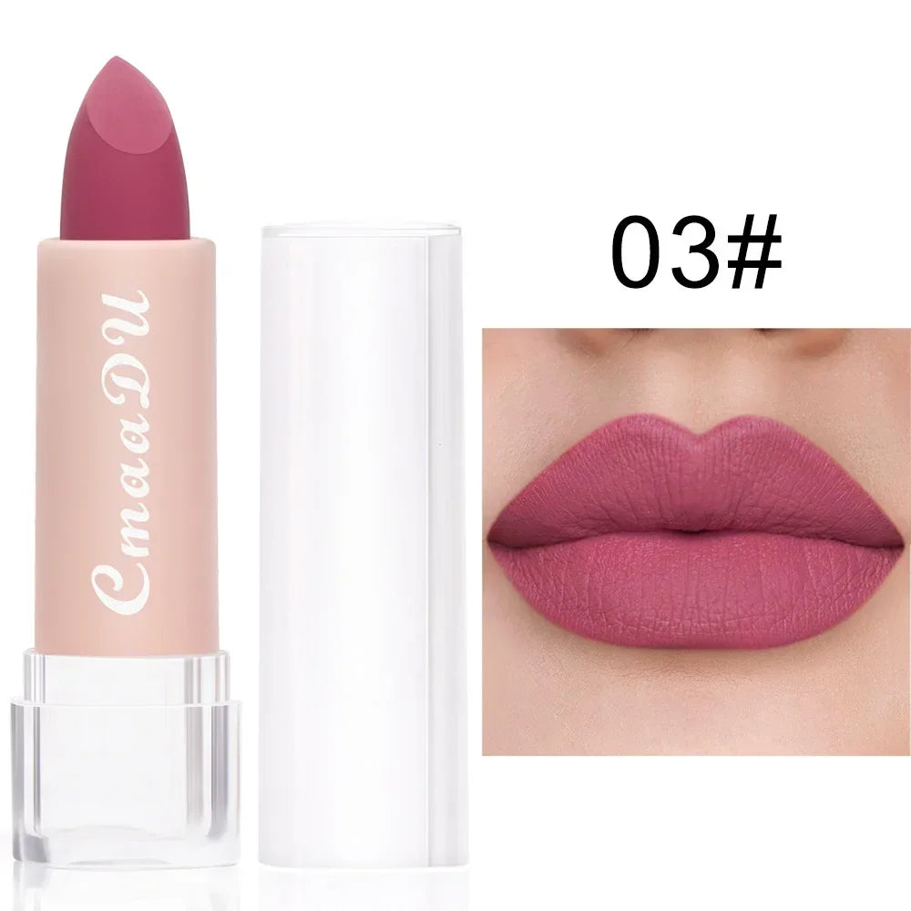 CmaaDu 15-Color Matte Liquid Lipstick Set – Waterproof Long Wear