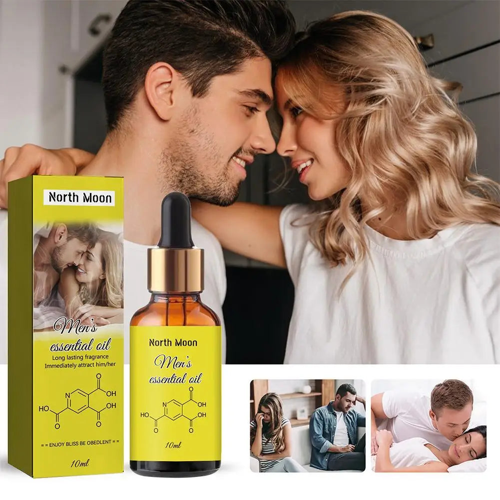 Men Pheromone Essential Oil Perfume – Intense Long Lasting Fragrance