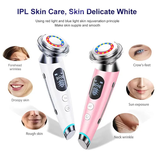 4-in-1 Facial Massager – Light Therapy Skin Care Device