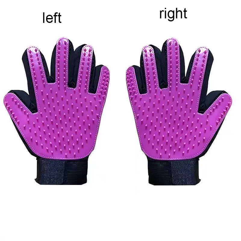 MassageGlove: Gentle Pet Grooming & Deshedding Mitt