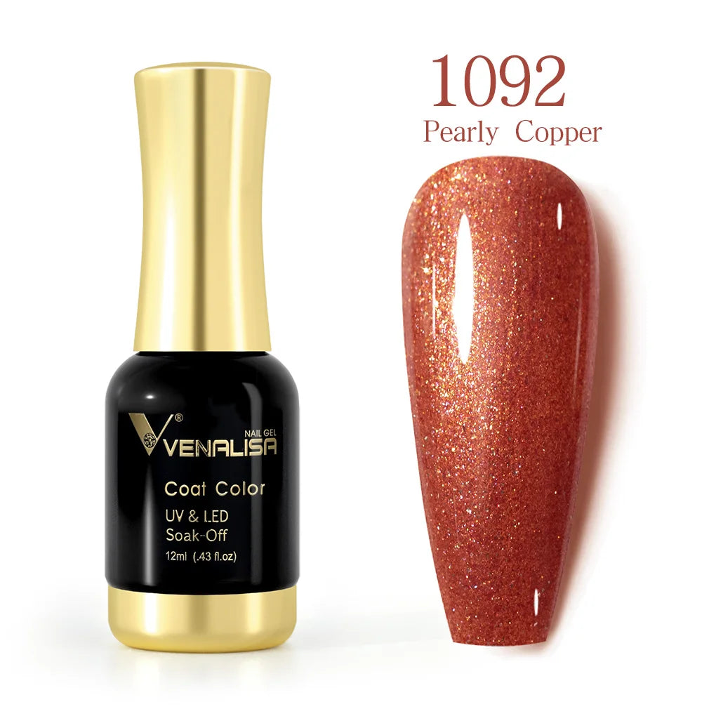 VENALISA Gel Nail Polish Set – 120 Colors UV/LED Soak Off 12ml