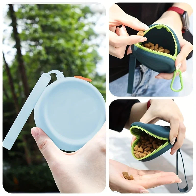TrainEase: Waterproof Silicone Treat Pouch