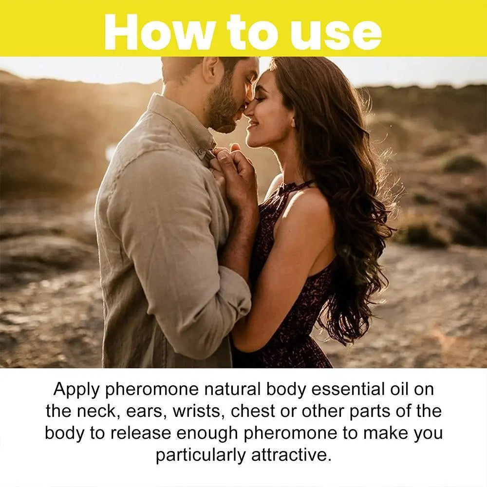 Men Pheromone Essential Oil Perfume – Intense Long Lasting Fragrance