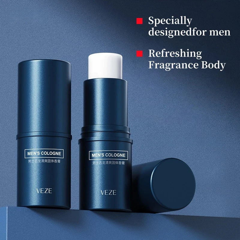 Fanzhen Men’s Solid Perfume Stick – Fresh Portable Travel Fragrance