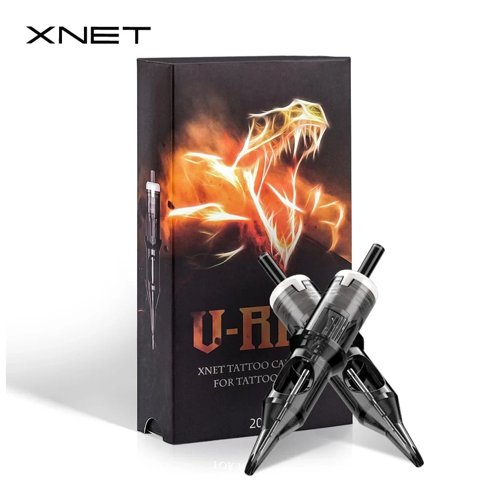 XNET VREX Tattoo Cartridge Needles – Round Liner 20pcs