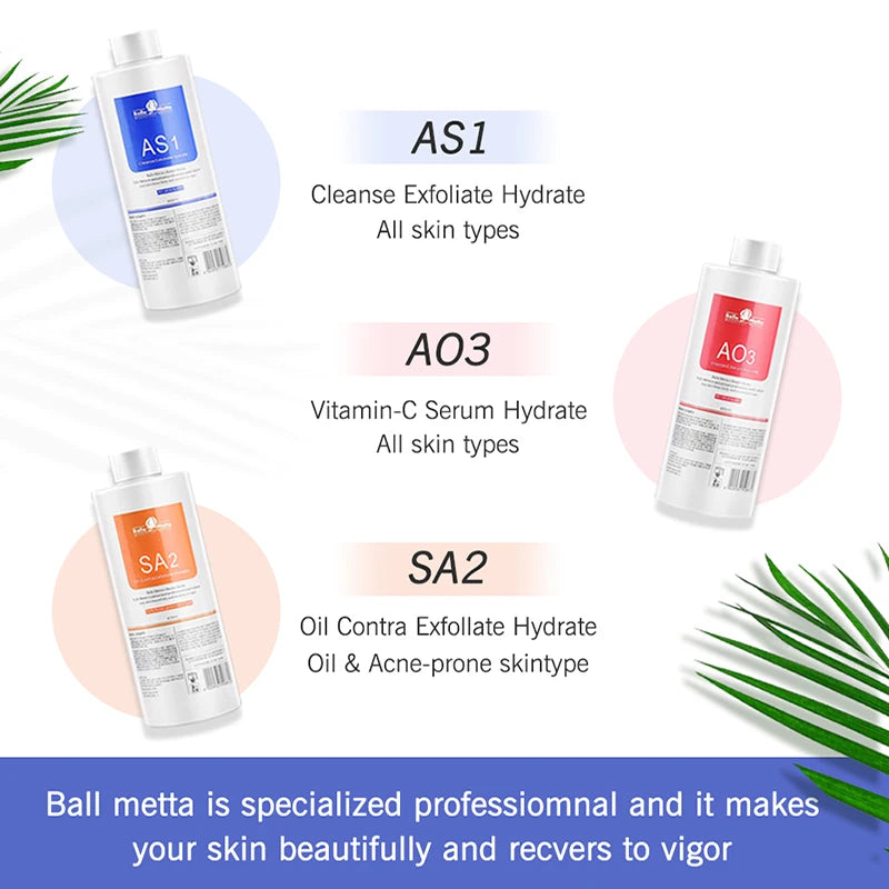 Hydra Aqua Peel Solution Kit – AS1 SA2 AO3 (3 Serums, 400ml)