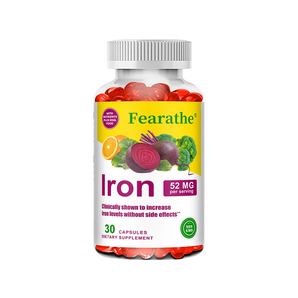 Iron & Vitamin C Supplement – Energy & Immune Support