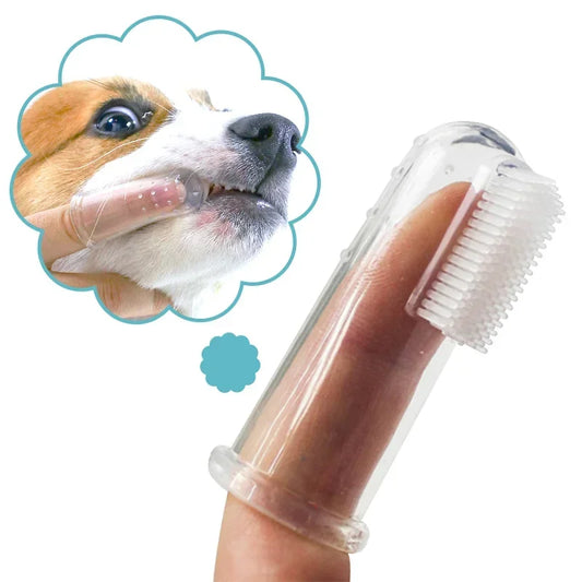 DentalFinger: Soft Silicone Pet Toothbrush