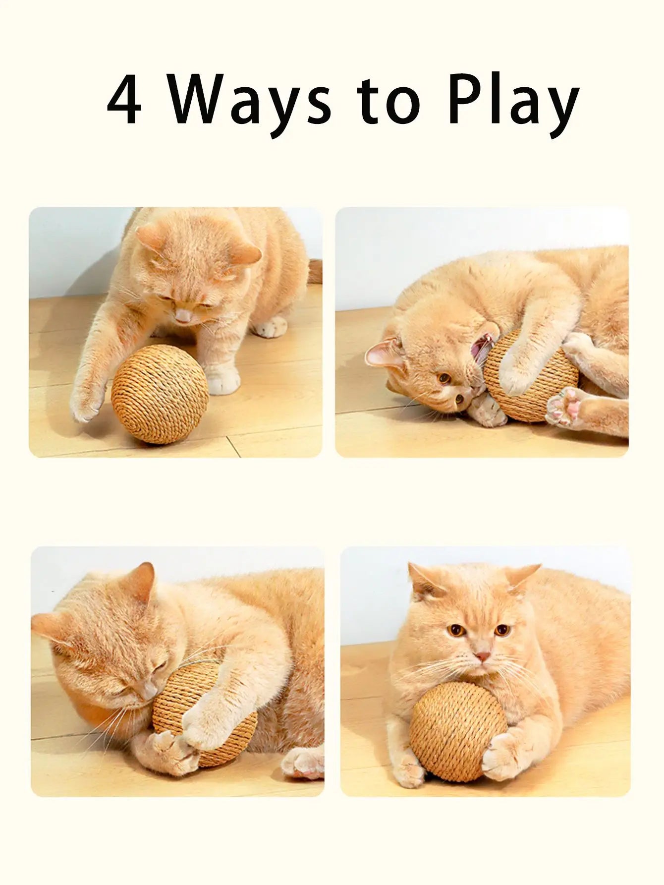 PurrfectClaw: Natural Sisal Scratch & Clean Toy
