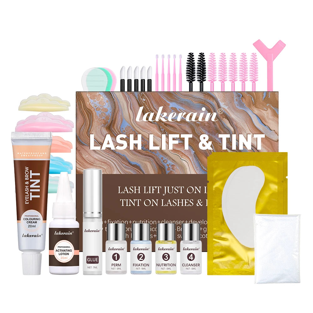 Complete Lash Lift and Tint Kit – Professional Eyelash Perming & Brow Dyeing System