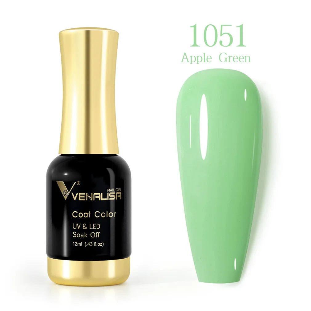 VENALISA Gel Nail Polish Set – 120 Colors UV/LED Soak Off 12ml
