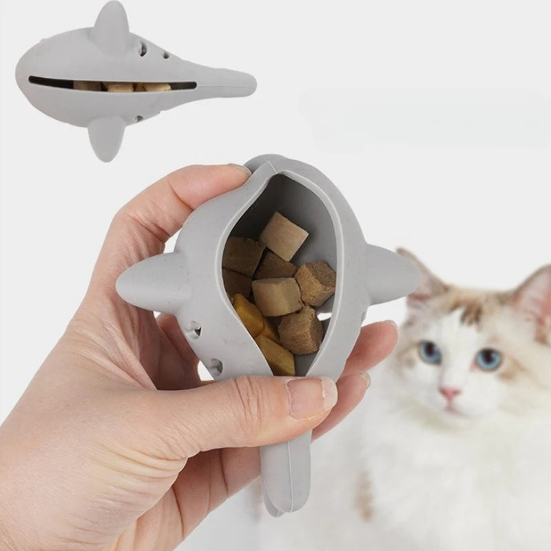 TreatFish: Interactive Food Dispensing Cat Toy